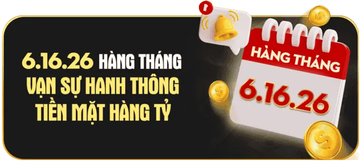 Biểu tượng hoàn trả tiền mặt hàng tuần tại hm88u